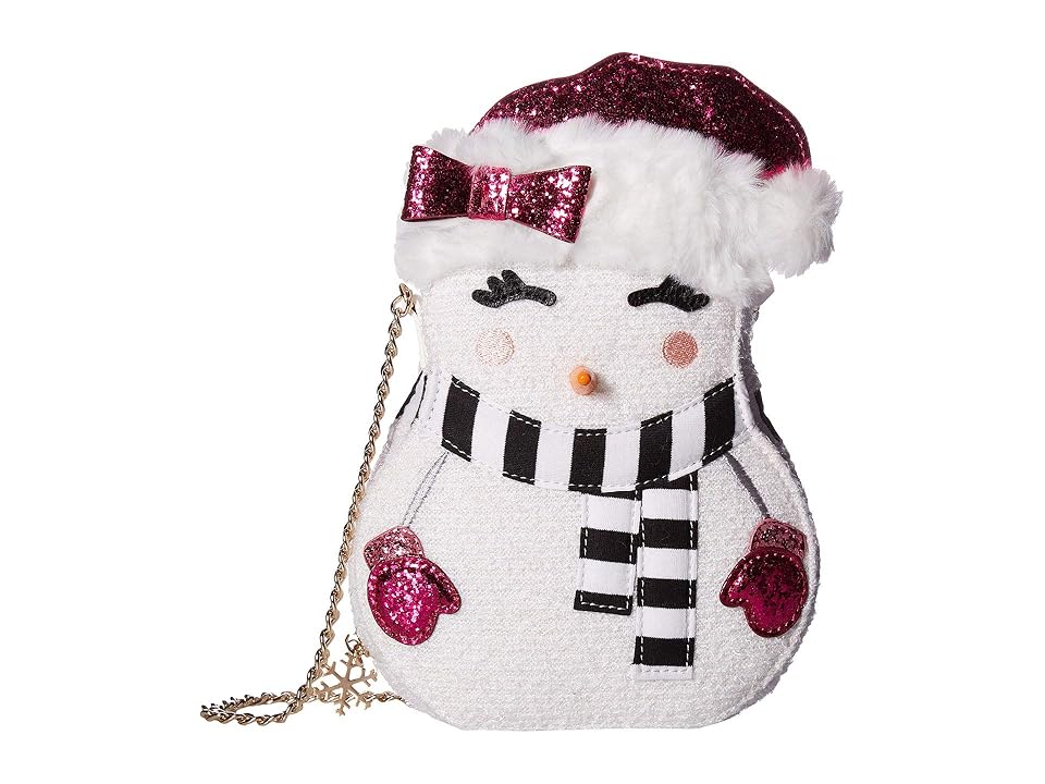 

Betsey Johnson Snow Girl Crossbody (White) Cross Body Handbags