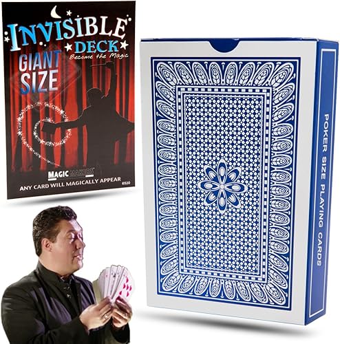 Magic Makers Cubierta invisible gigante Jumbo Invisible Deck