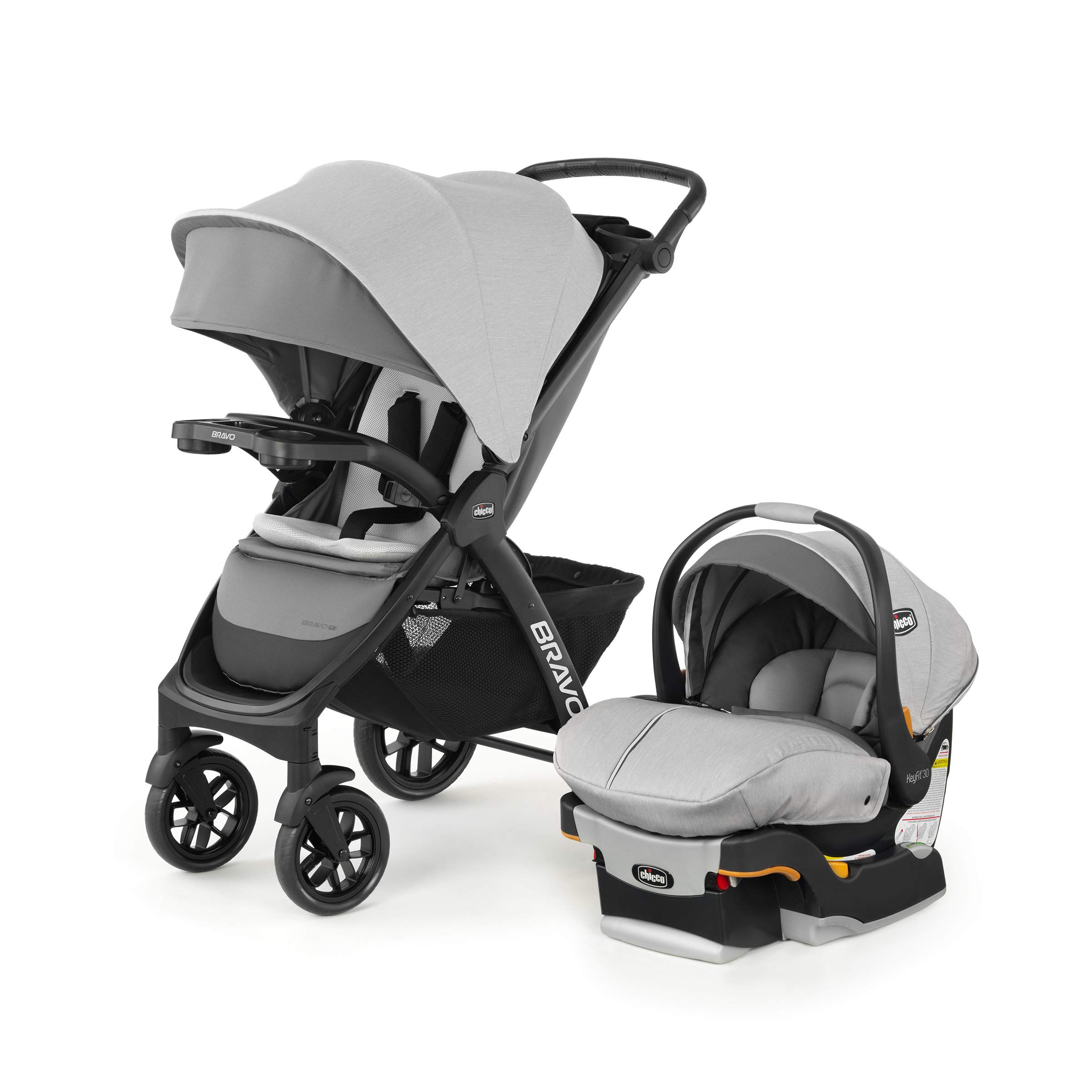 Chicco Bravo LE Trio Travel System, Driftwood