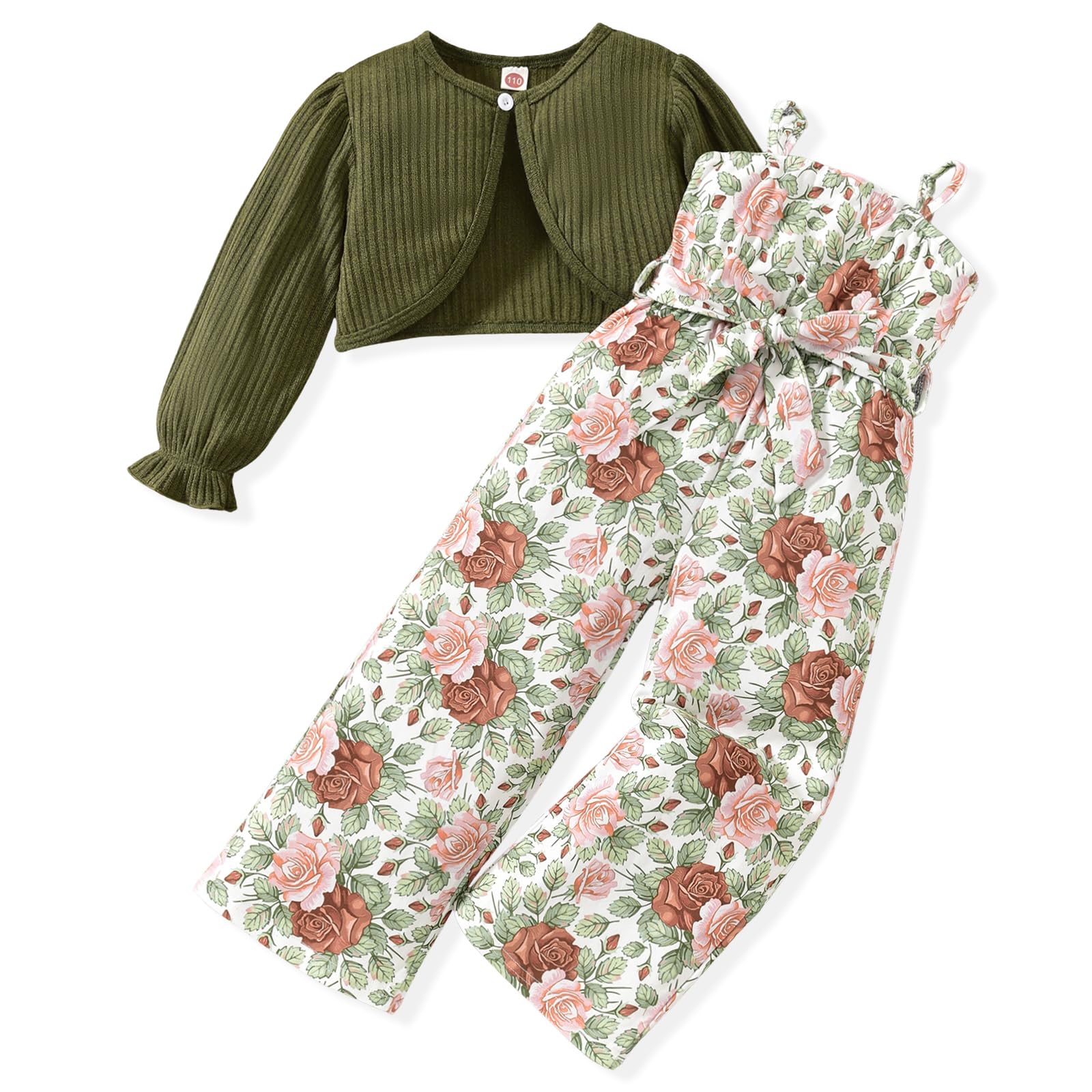 Ribbed Cardigan Set