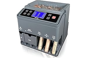 Cassida C300 USD Coin Counter, Sorter, and Roller Machine