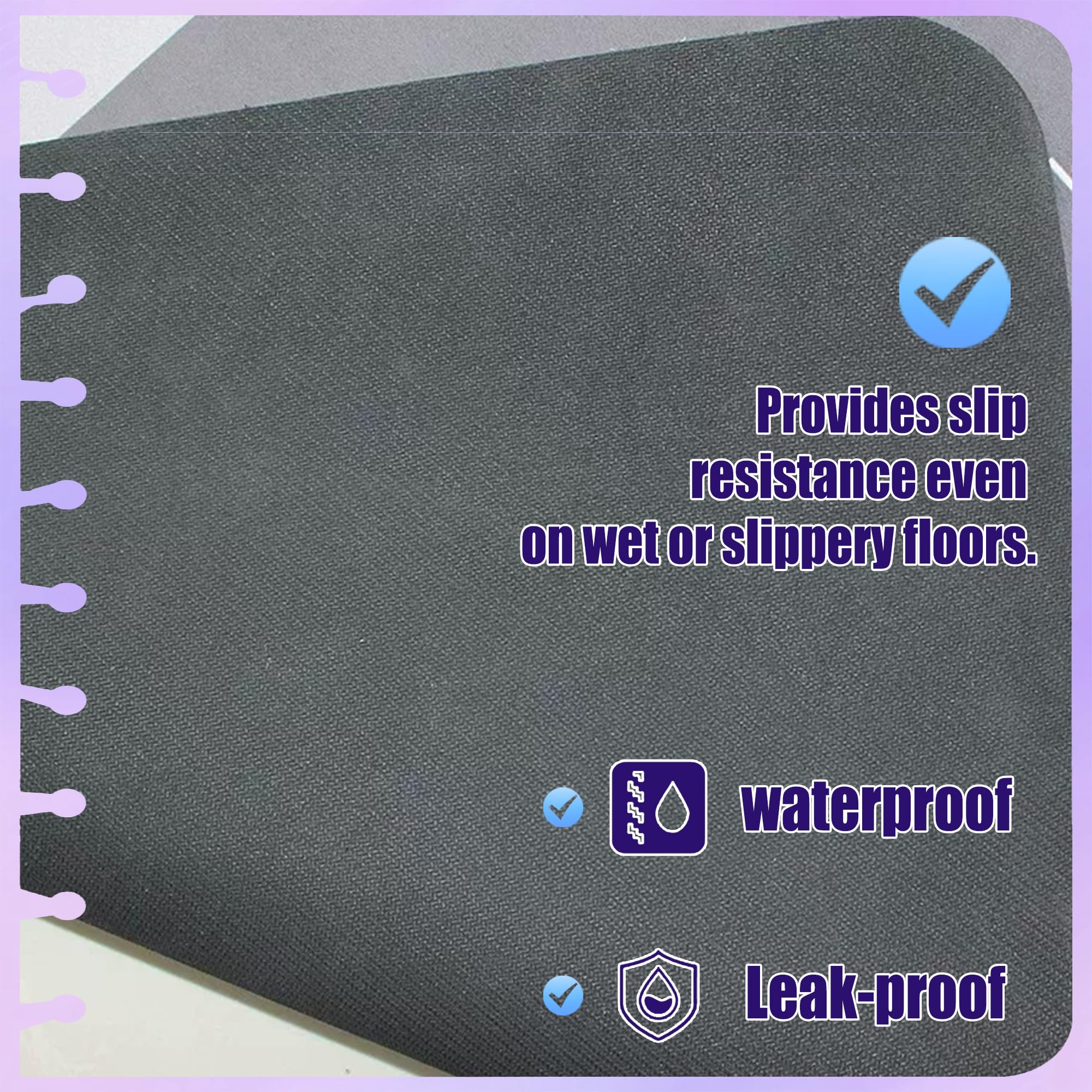 Tappeto Diatomite Bagno Antiscivolo 50 x 120 cm Assorbente Tappetini da Bagno per Doccia Lavabile Morbido per Doccia, Cucina, Ingresso, Grigio Chiaro