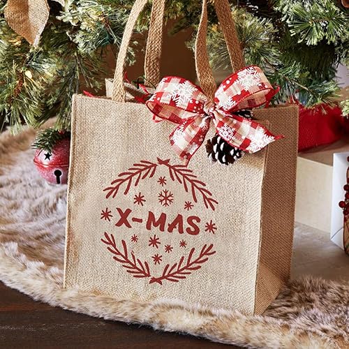 Miniatura 6 de 20 plantillas navideñas para pintar sobre madera, 3 x 3 pulgadas, pequeñas plantillas reutilizables de Feliz Navidad, plantillas redondas para