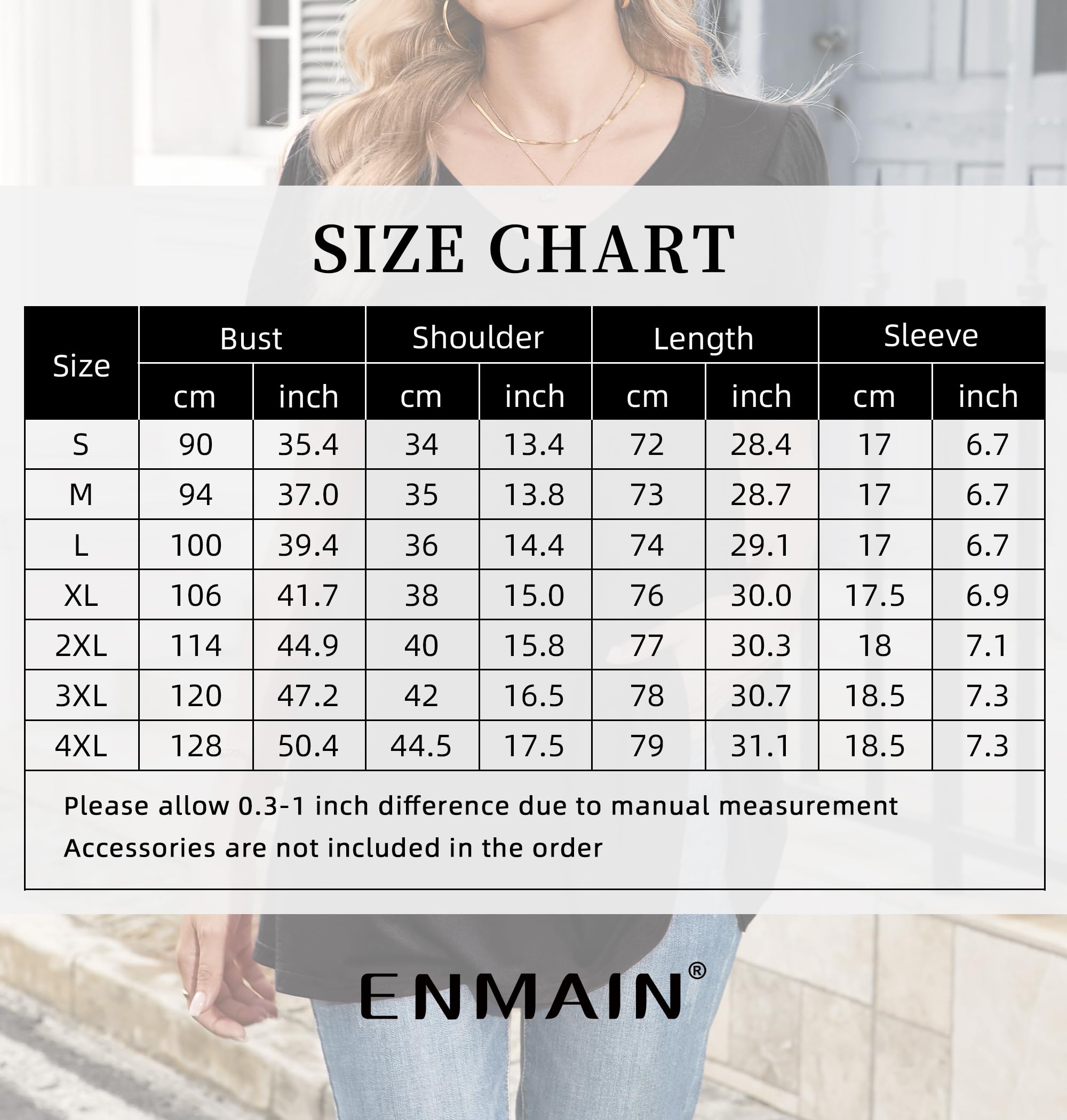Enmain Tunique Femme Manche Courte Été Grande Taille Chemisier Femmes Chic et élégant à Blouses Col en V Tuniques Ample à Hauts Couleur Unie S-4XL