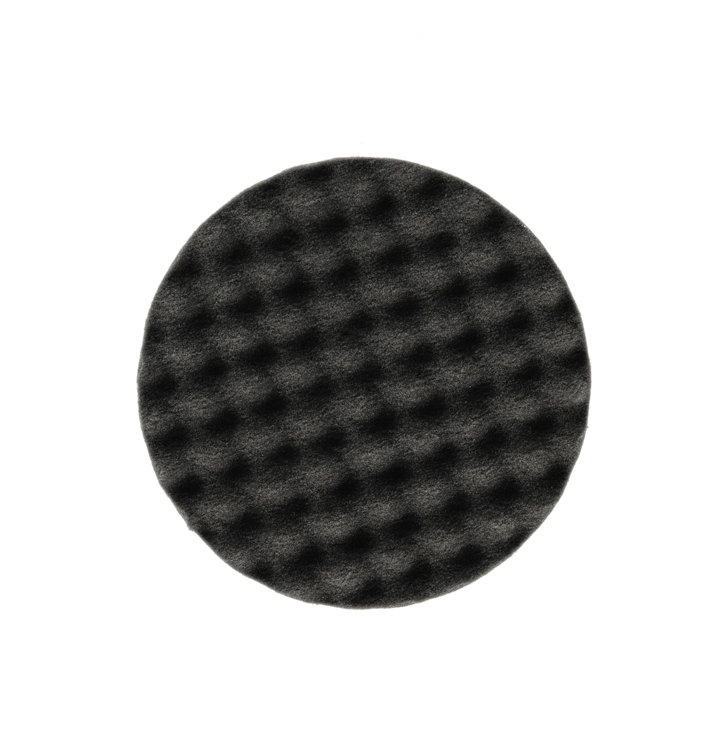 Mirka esponja de espuma para pulir Ø150mm x 25mm / negra ondulada/para trabajos de acabado y pulido/para pulimentos Polarshine / 1 unidad
