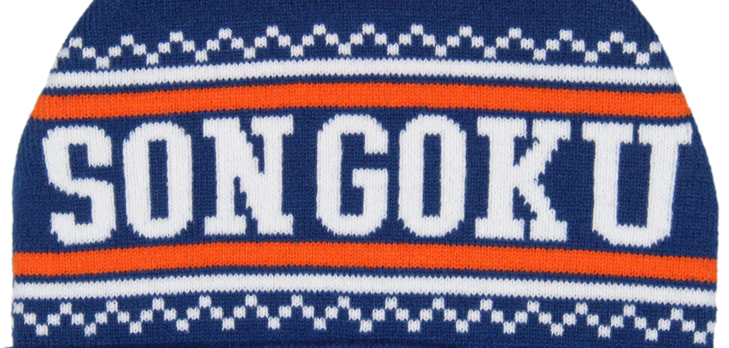 vintage Dragon Ball Z orange & blue pom pom beanie “Son Goku” Dragon Ball Z 2-Pack Knit Beanie Winter Hat | Mercari main image 4