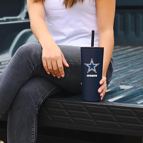 Miniatura 95 de FOCO NFL - Vaso de viaje de 22 onzas con aislamiento con logotipo de equipo de la NFL unisex