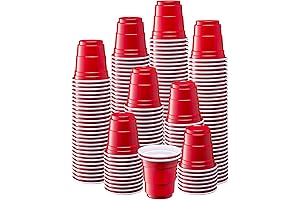 GUSTO Red Solo Shot Glasses