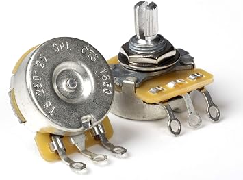 CTS Pot, 250k Audio, Split Shaft (10 Pack)
