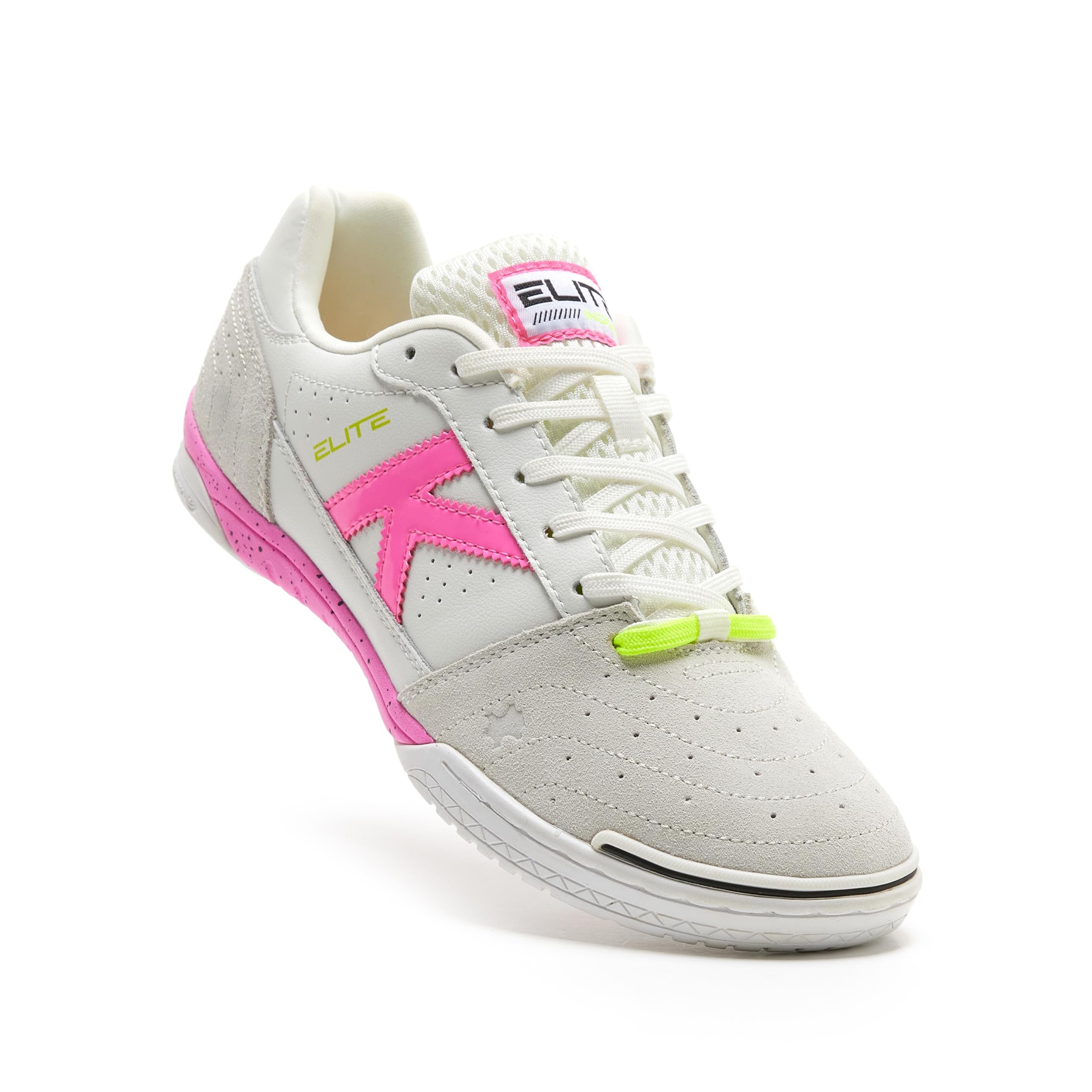 KELME Zapatillas De Fútbol Sala Elite Blanco Y Fucsia Scarpe da ginnasticaUnisex - Adulto