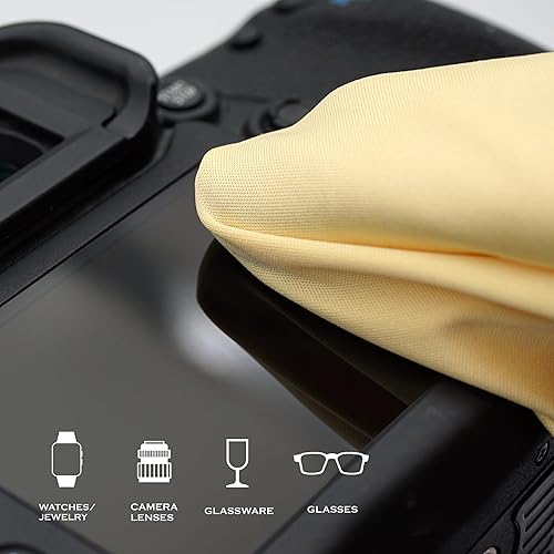 Miniatura 9 de AAwipes Paños de limpieza para gafas, paquete de 100 unidades (5.5 x 5.5 pulgadas, gris claro, sin logotipo) para lentes, lentes, teléfonos,