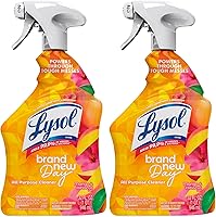 Vista 14 de Lysol Spray limpiador multiusos, spray desinfectante multiusos, limpiador de cocina y baño, aroma a coco y minerales marinos, 32 onzas líquidas