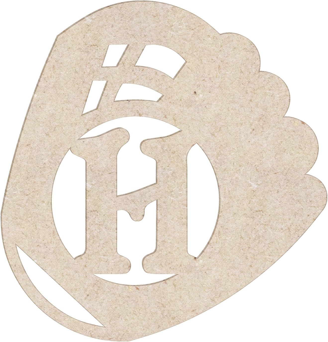22" Baseball Bats Unfinished Wood Initial Monogram Letter A (Sizes 12"-30")