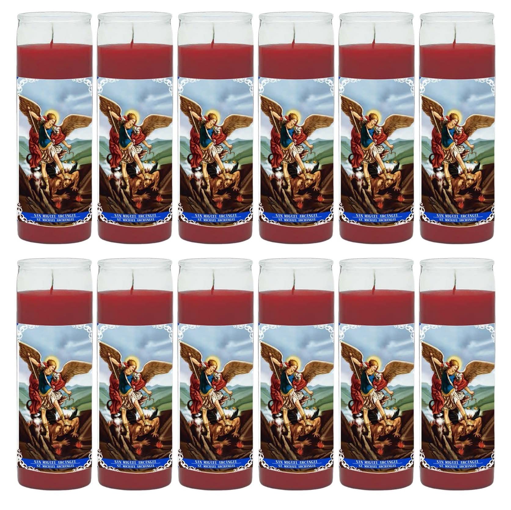 SAN Miguel ARCANGEL RED 8" (Pack of 12)