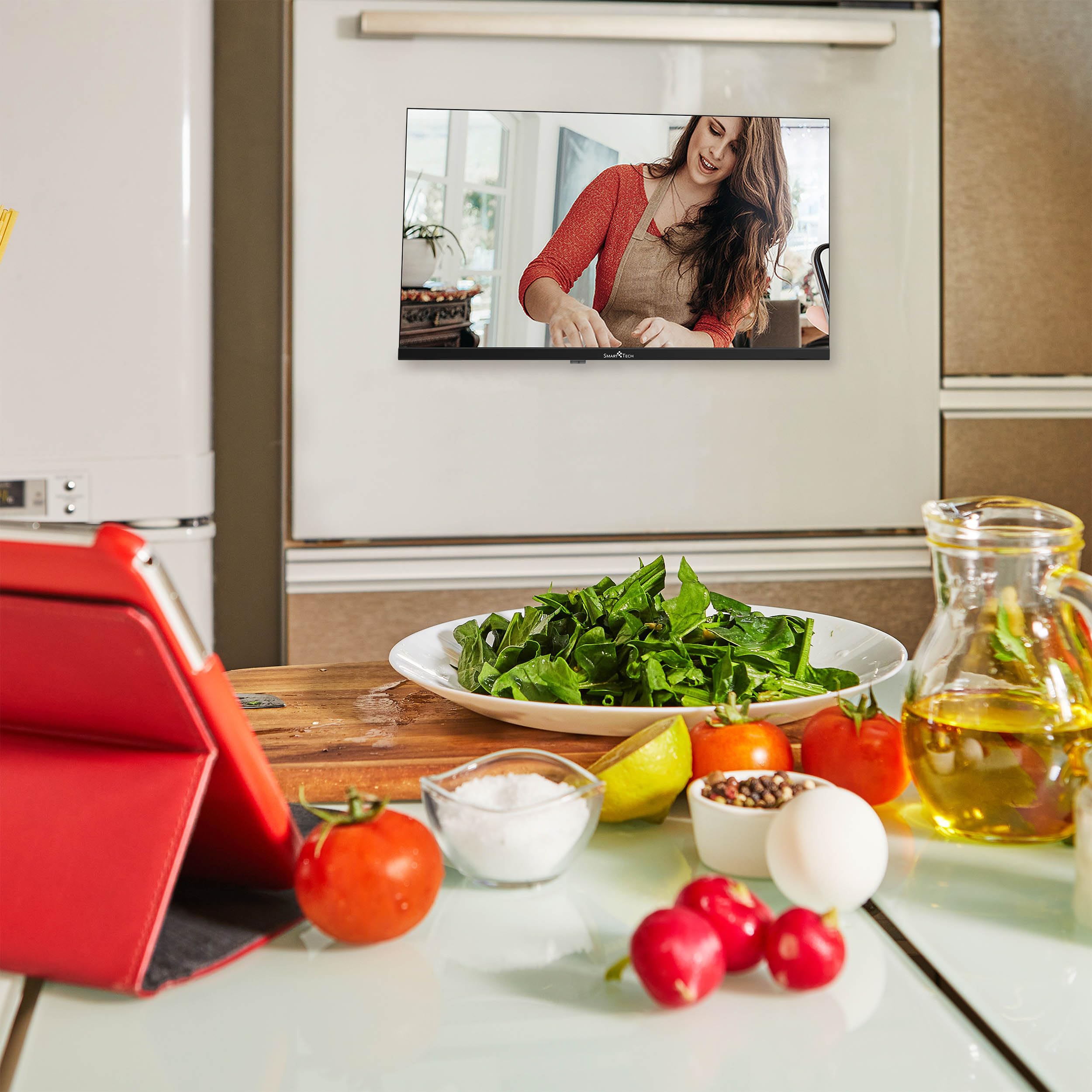 Smart Tech Televisor LED Full HD de 22" (55 cm) 22FN01V (no Conectado), HDMI, USB, resolución: 1920 × 1080