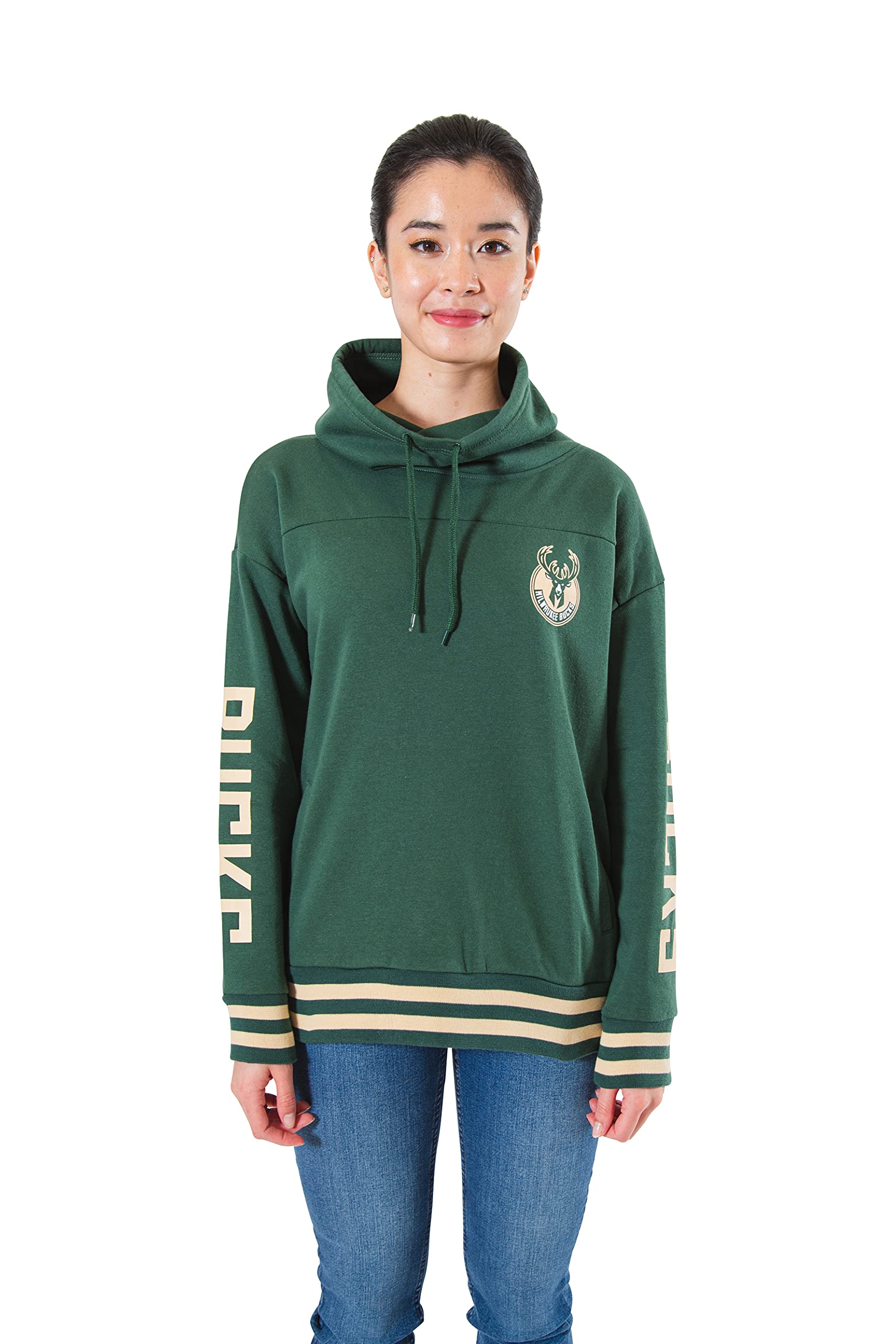 Ultra Game Damen Fleece Hoodie Pullover Sweatshirt Funnel NEC Vlies, Kapuzenpullover, Sweatshirt, Trichterhals