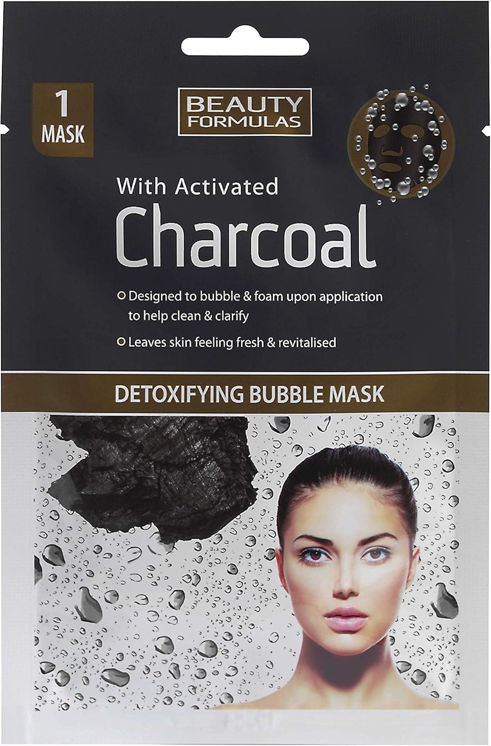 BEAUTY FORMULAS CHARCOAL DETOX BUBBLE MASK BigaMart