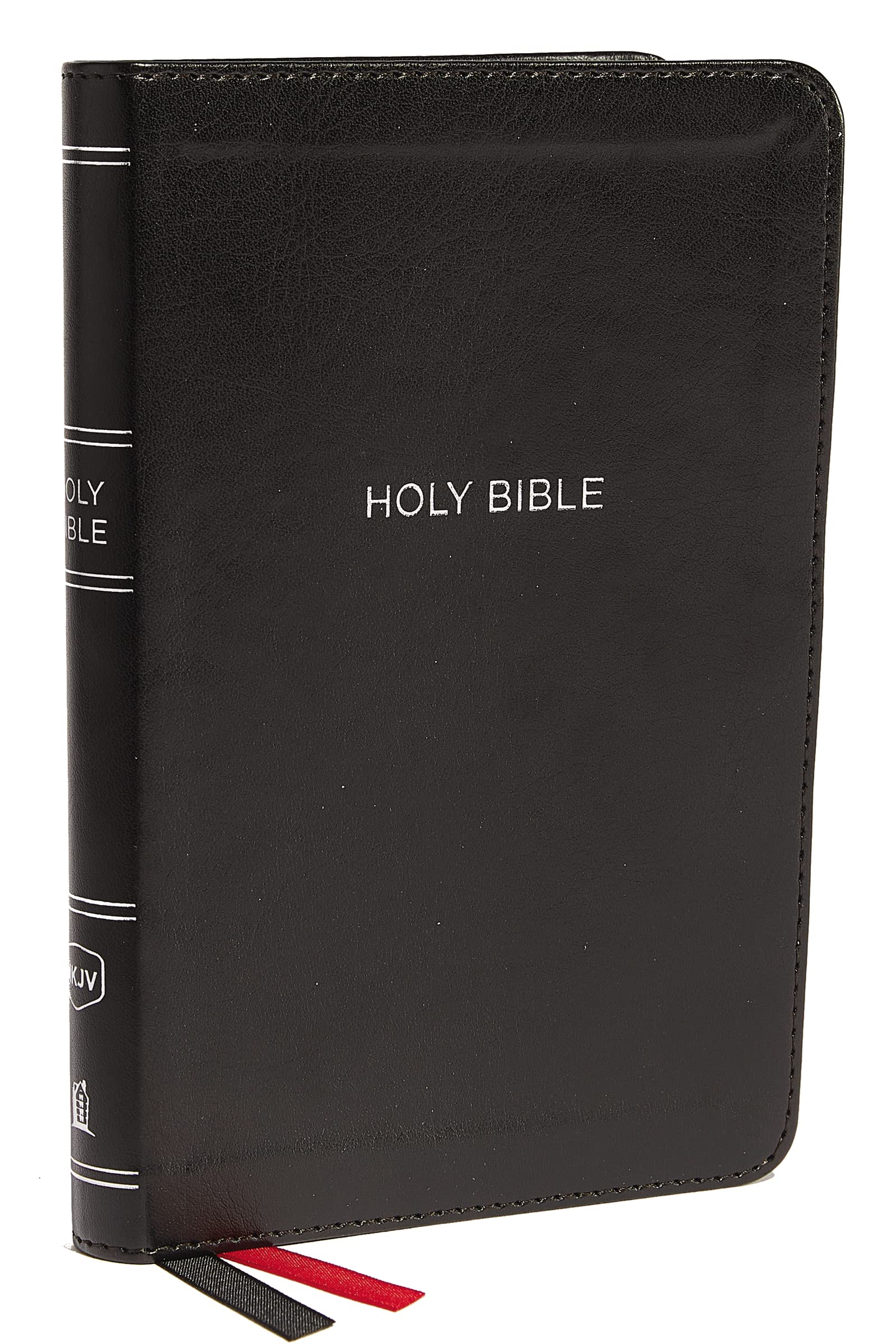 NKJV, Thinline Bible, Compact, Leathersoft, Black, Red Letter... - 9780718075545