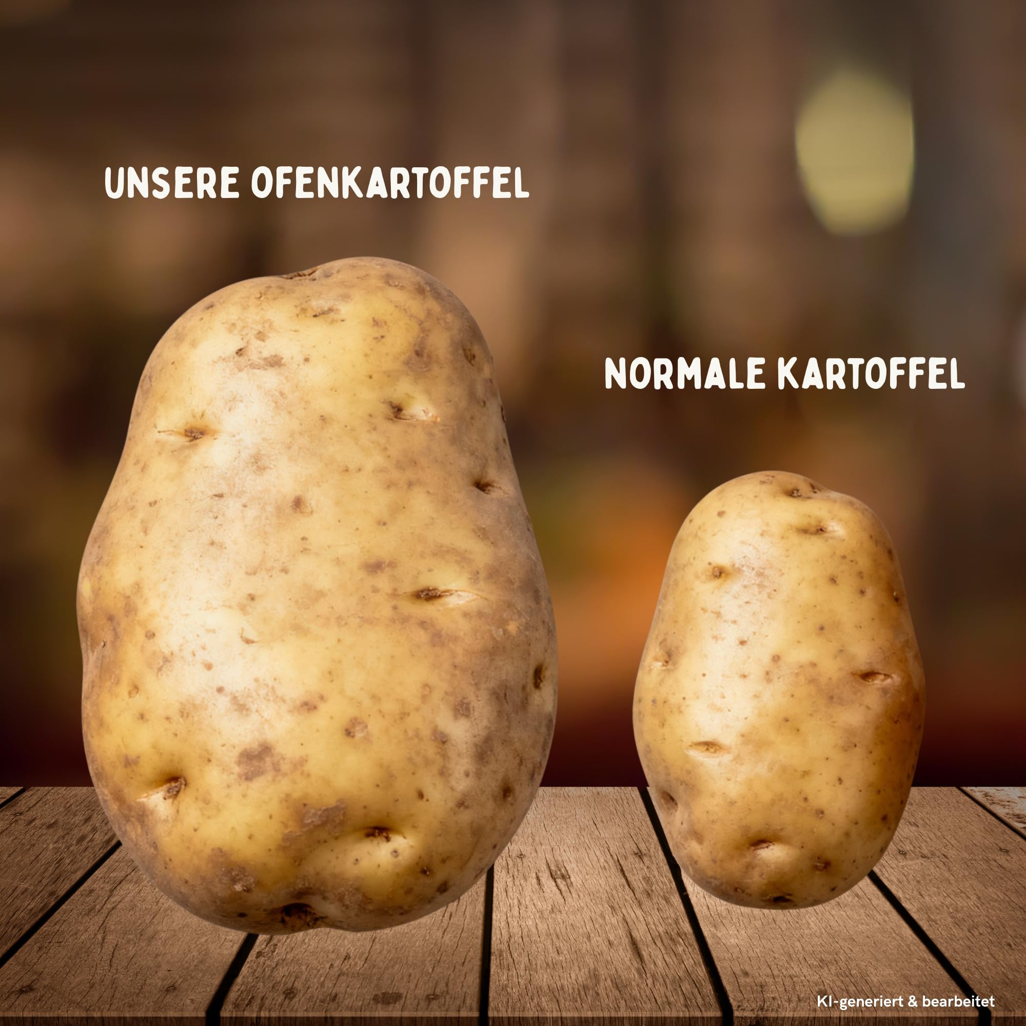 FRUCHTVERSAND24® Ofenkartoffel (Speisekartoffel), Sorte: Bernina, Inhalt: 2,5 kg (ca. 5-8 Stück), ideal für die Zubereitung als Backofen-Kartoffel