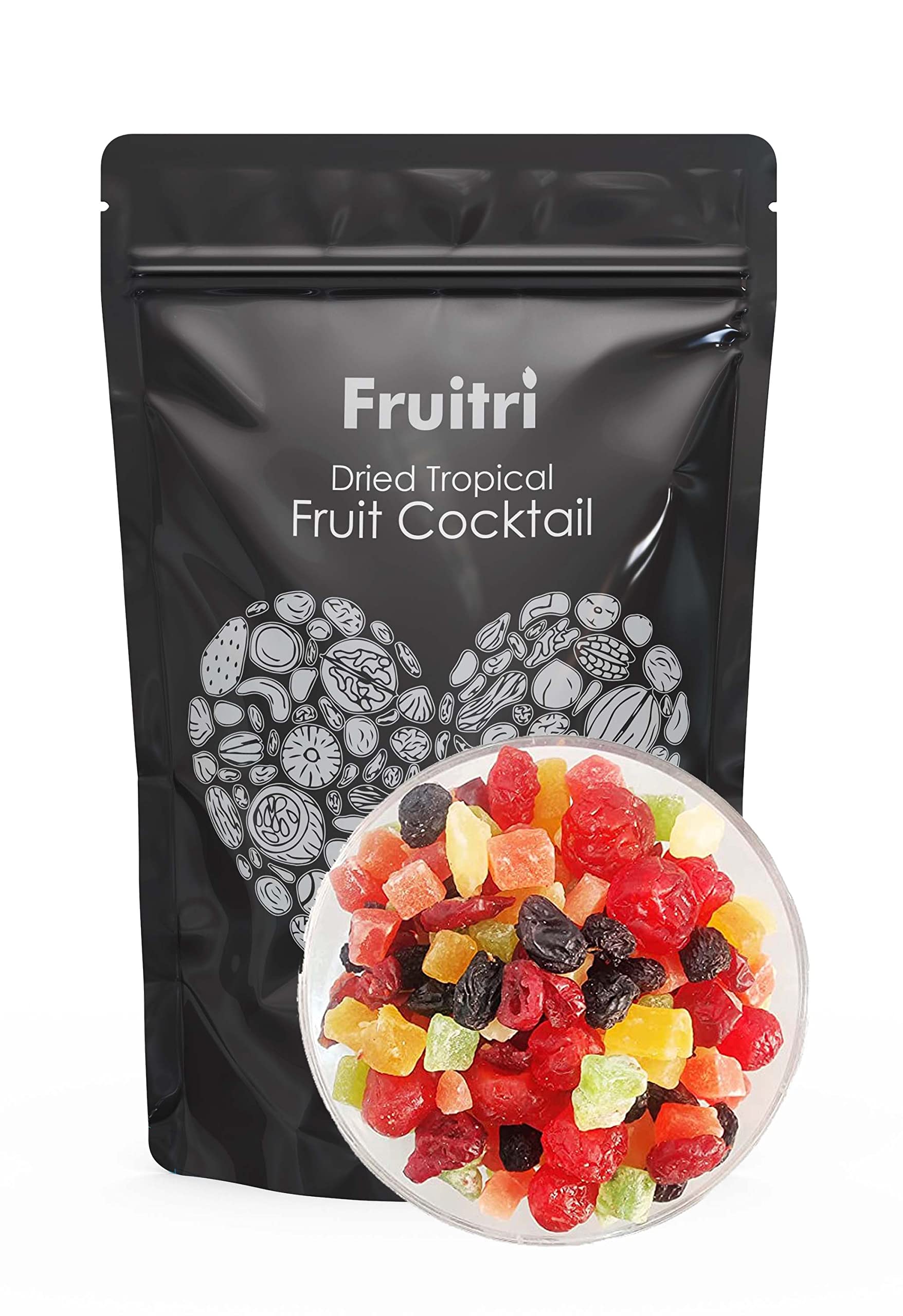 Premium International Dried Tropical Fruit Cocktail | Wholesome & Vitamin Rich Healthy Snack | No Artificial Colors, Gluten Free, No Preservatives (100)
