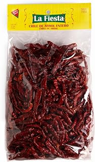 La Fiesta Arbol Dried Whole Chile Pods, 12 oz Bag – Spicy Heat for Salsas, Marinades, and Stews – Authentic Flavor – Trusted Since 1954