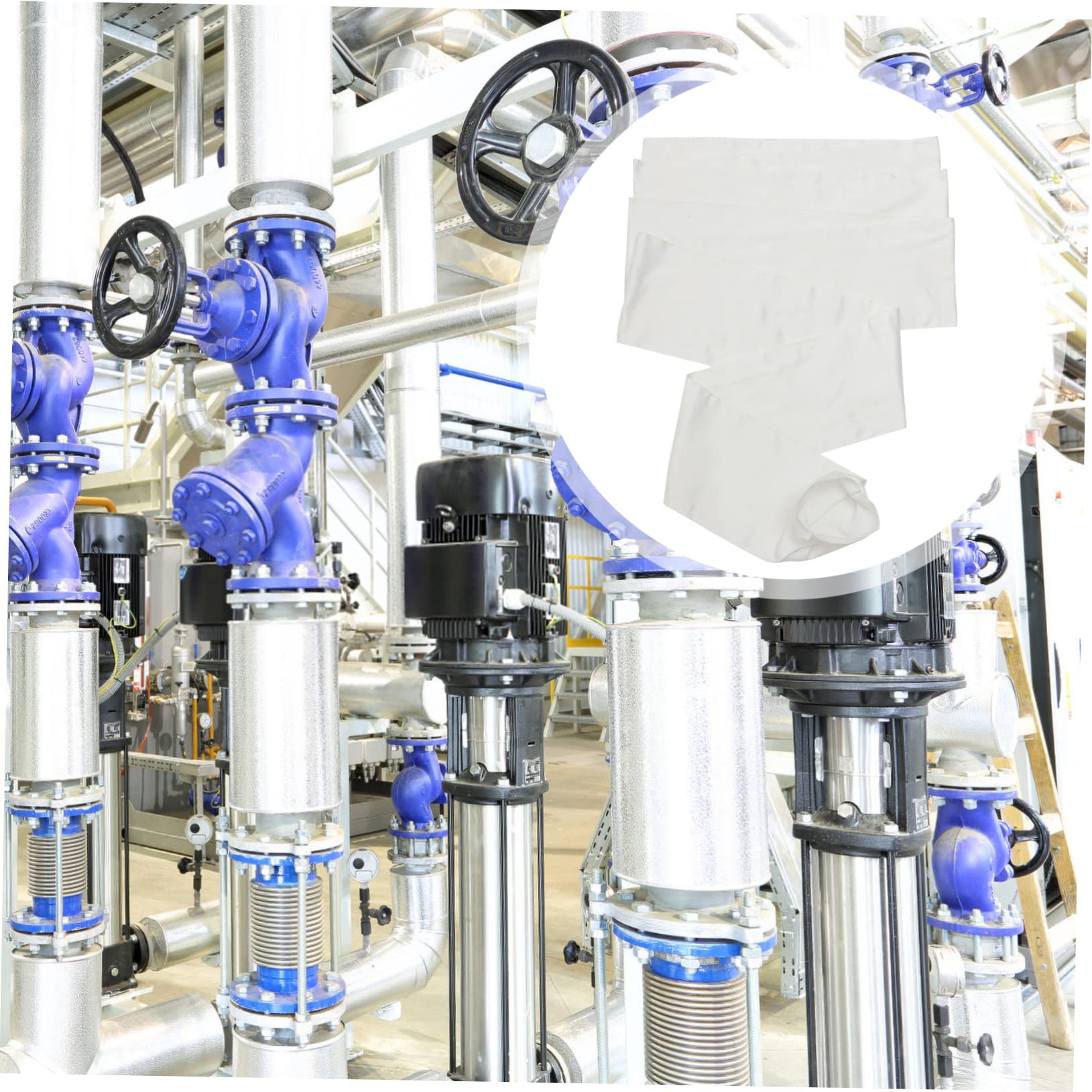Professionelles Filterbeutel Tuch 729 Rund Polyester für Industrie