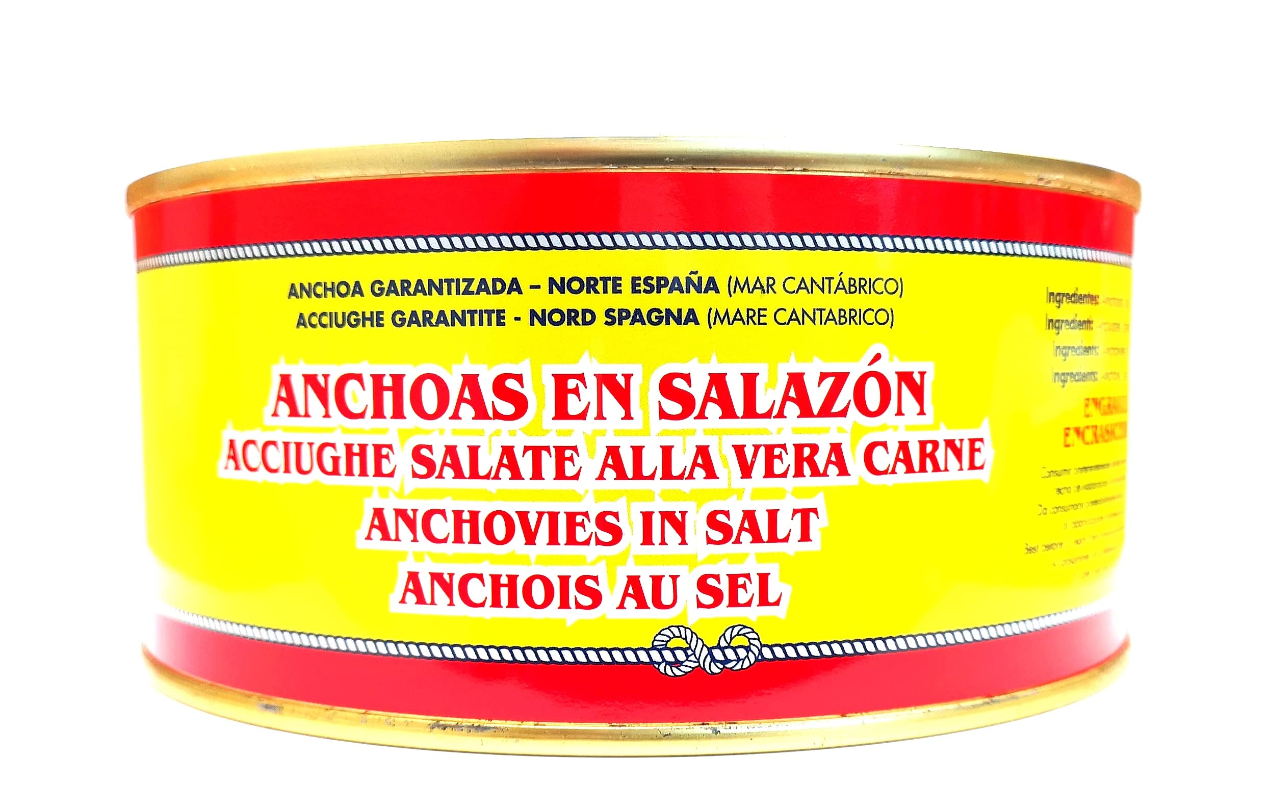 Costa Vasca Acciughe Salate dal Mar Cantábrico 1150g