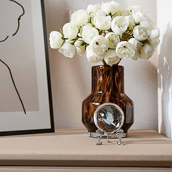 新品　ヴィンテージ Peill Kristall クリスタル　フラワースタンド Amazon.co.jp: クリスタル 2.4インチ (60mm) 四つ葉のクローバー