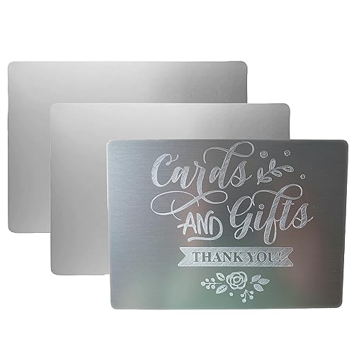 Miniatura 87 de Espacios en blanco de grabado de metal para grabado con Silhouette Cameo 4 Pro Plus, Brother Scan and Cut, Maker, Explore Air 2 o grabado láser