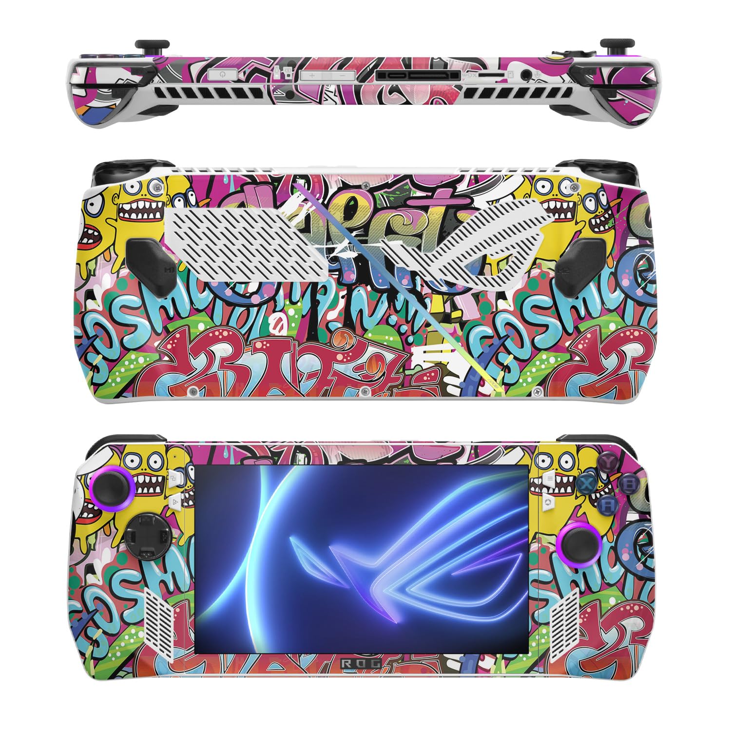 MightySkins Skin Compatible with Asus ROG Ally - Puppy Fall | Protective, Durable, and Unique Vinyl Decal wrap Cover | Easy to Apply, Remove, and Change Styles