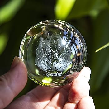 Amazon.com: HDCRYSTALGIFTS 3D Constellation Crystal Ball