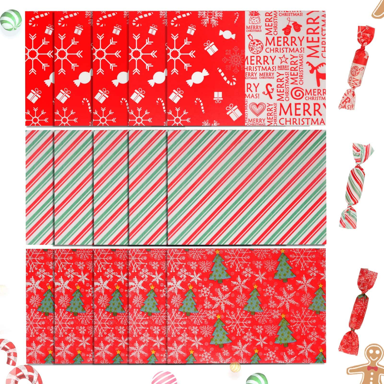 Emballage bonbons de Noël pour offrir vos chocolats et caramels