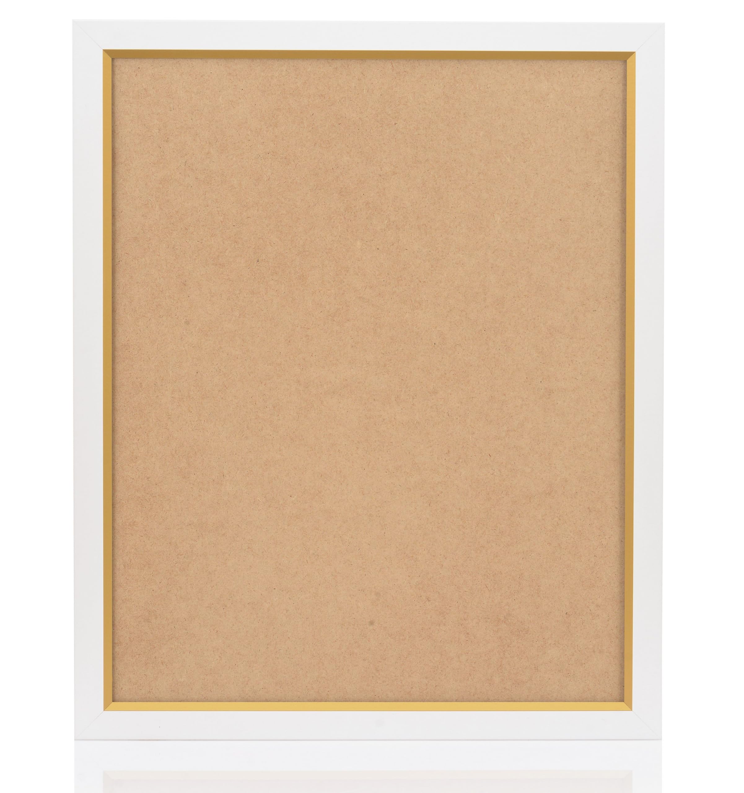 Ramka na zdjęcia 60 x 90 cm, nowa elegancka ramka biała, złota, drewno, szkło akrylowe, bez passe-partout, ramka portretowa, ramka na zdjęcia, wymienna ramka na zdjęcia lub obrazki,