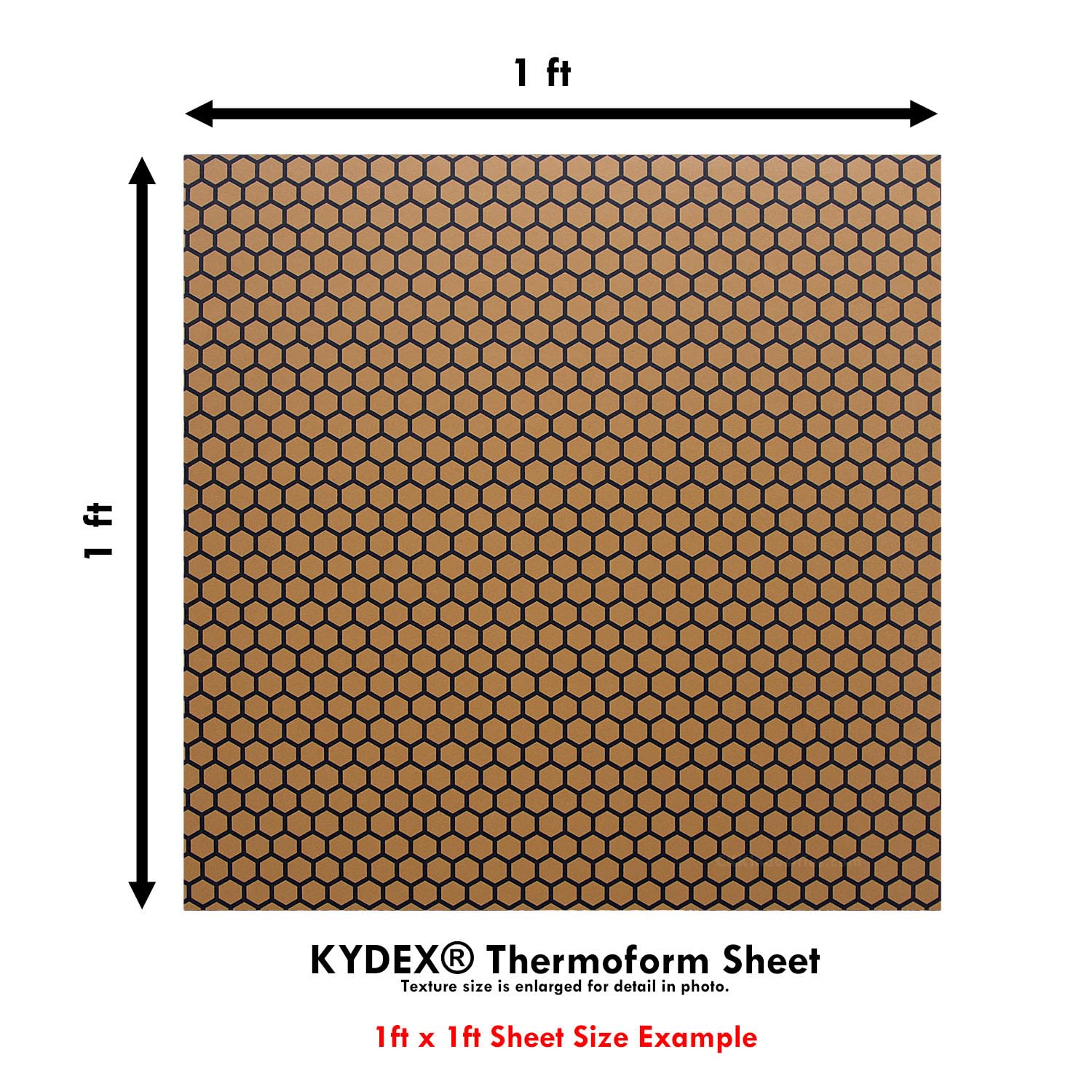 KYDEX Thermoform Sheet - Honeycomb Camo -6