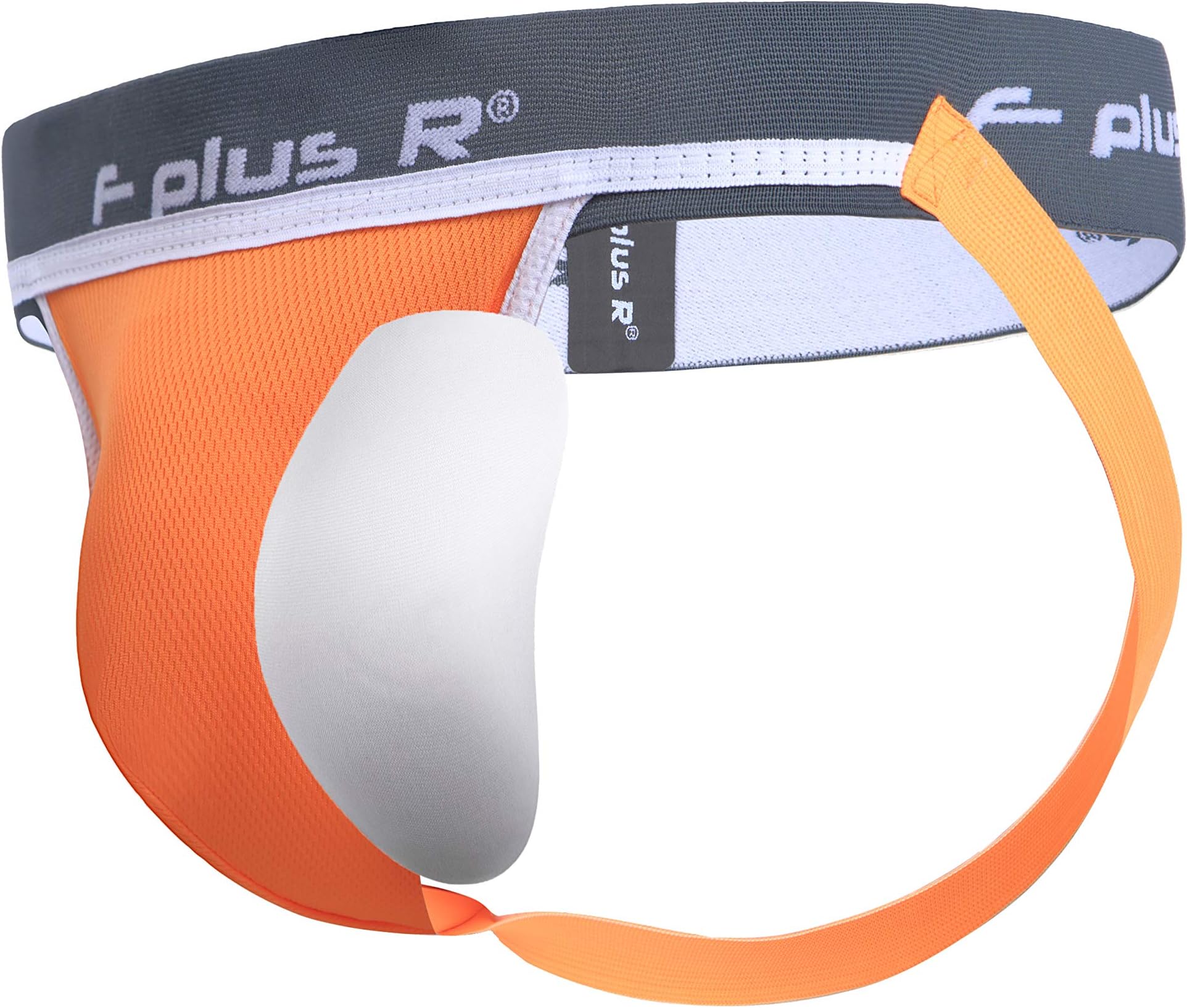 F plus R Men's Athletic Supporter Jockstrap with Cup Pocket 2 Inch Waistband