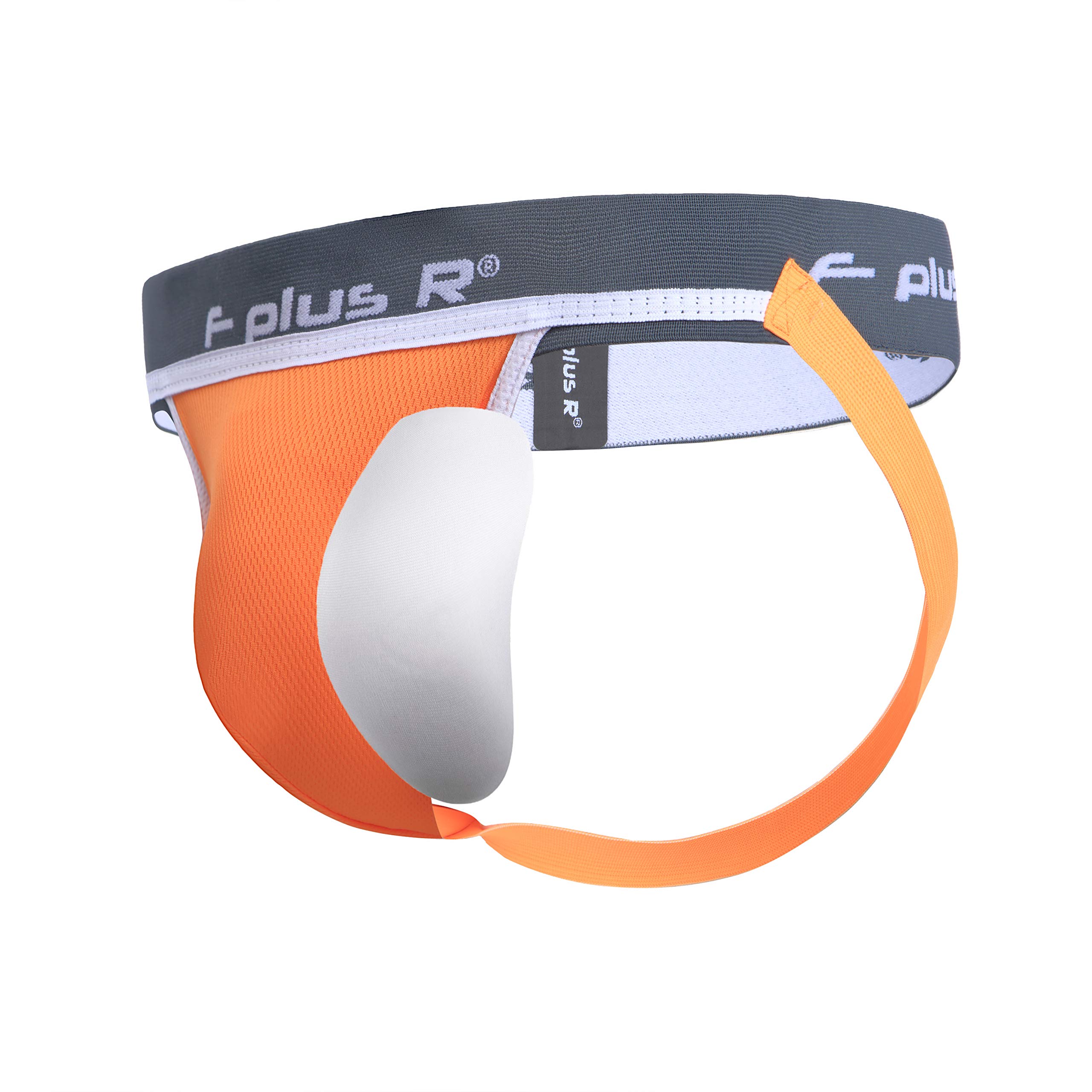 F plus R Men's Athletic Supporter Jockstrap with Cup Pocket 2 Inch Waistband