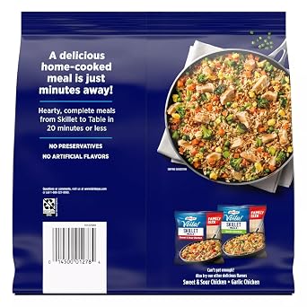 Salutem Vita Frozen Chicken Fried Rice, Family Size Meal, Easy Skillet Dinner, 42 oz, Gift Set Pack of 1