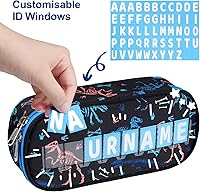 Vista 2 de Estuche para lápices Bagseri para niños - Bonito estuche para lápices para niños, estuche organizador de lápices de gran capacidad para estudiantes