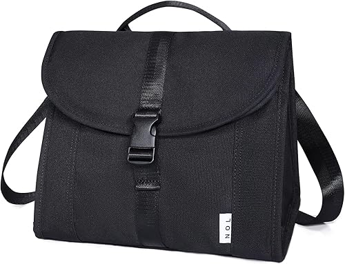 NOL Natural Organic Lifestyle Lonchera térmica para mujereshombres, reutilizable, de nailon, a prueba de fugas, bolsa de almuerzo con hebilla para