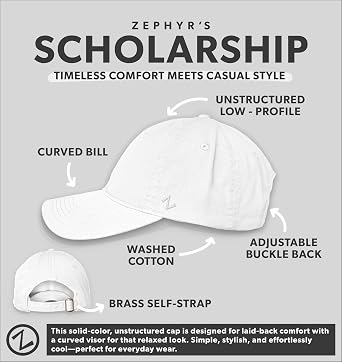 Zephyr Men's Adjustable Scholarship Hat Team Color