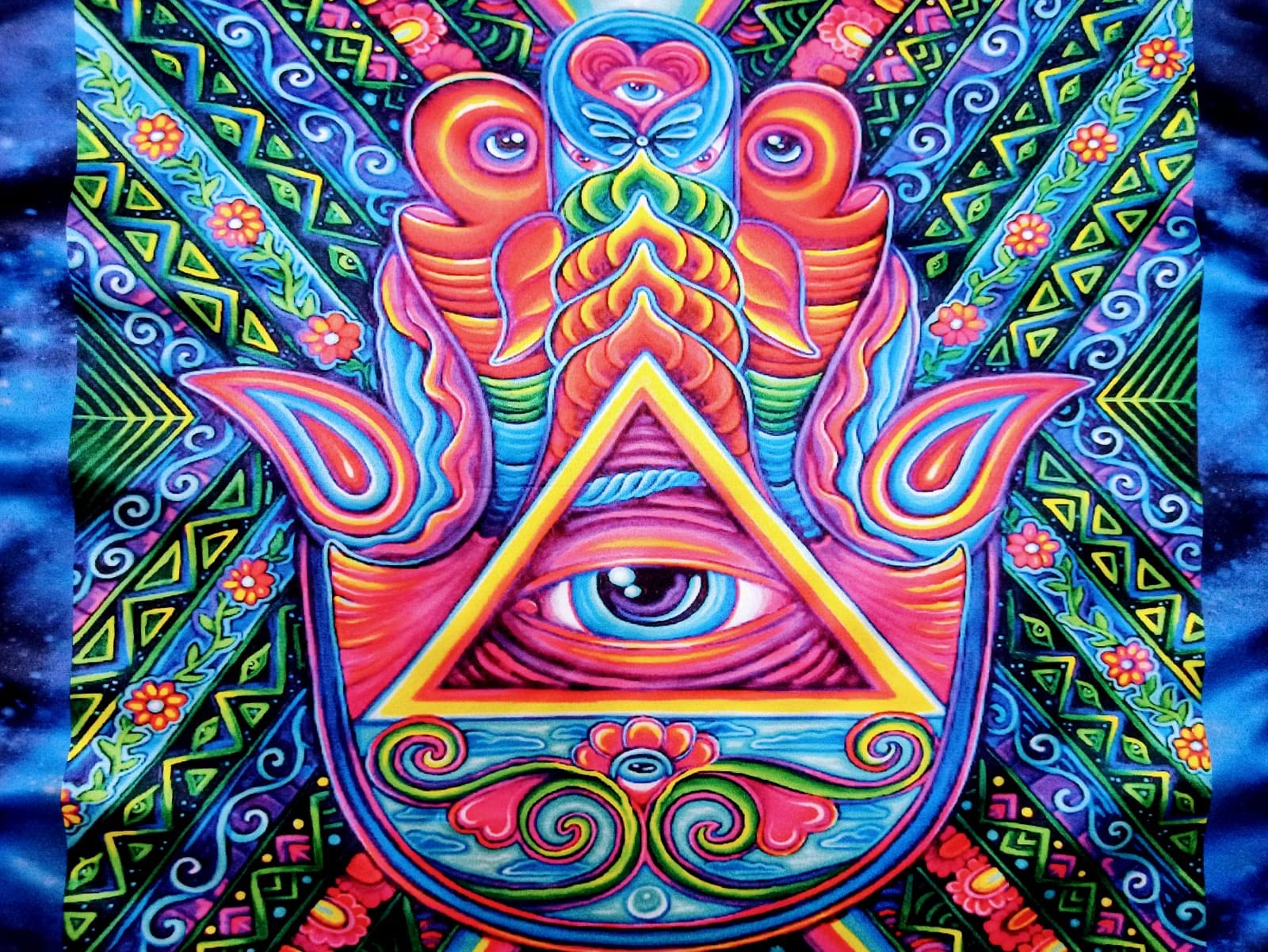 Tarot Supplies - Hand of Fatima / Hamsa Hand Tarot / Altar Cloth Made of Satin - 27x27 (B09TKYFJHK) Amazon Price History, Amazon Price Tracker