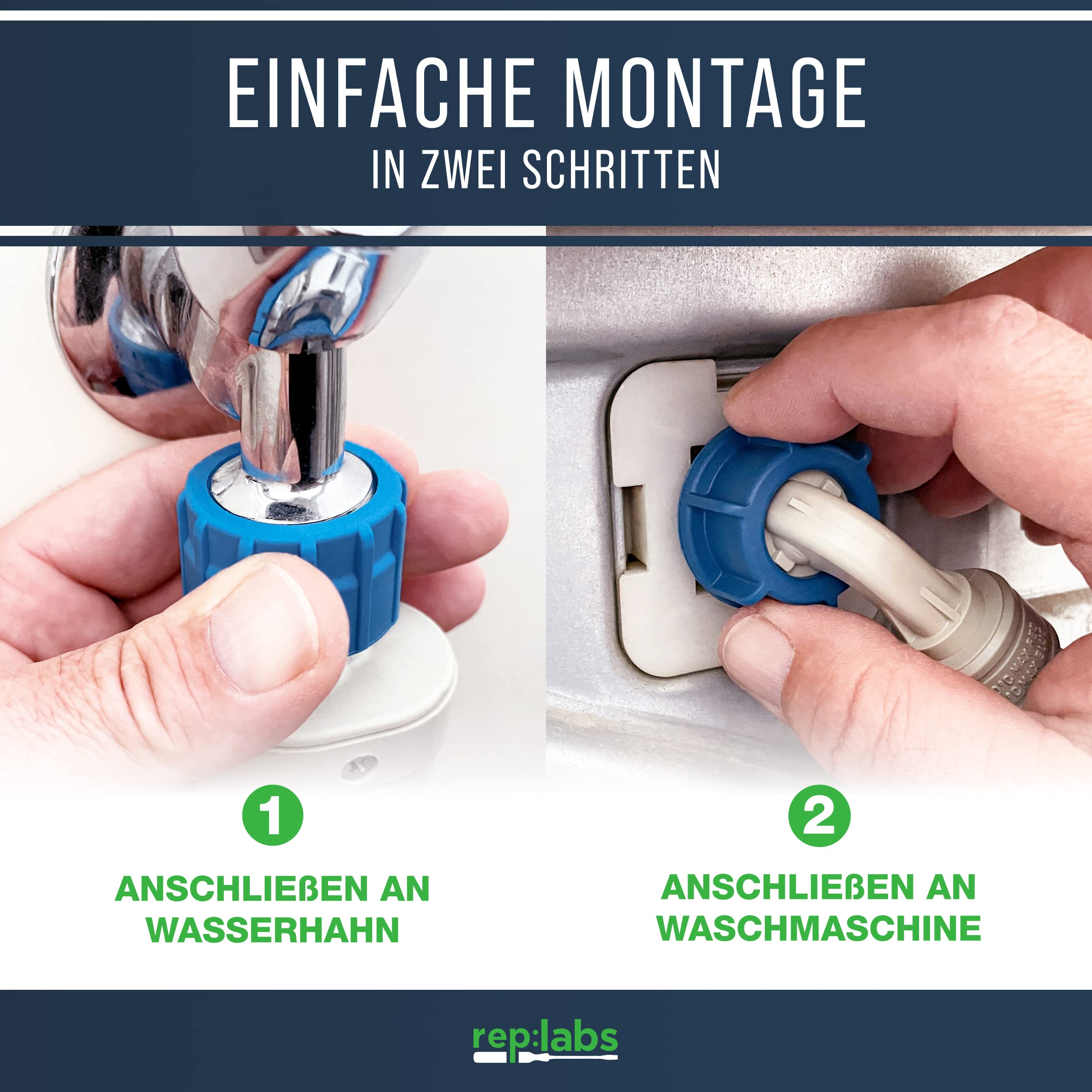 Aquastopschlauch 4m Aquastop Sicherheits-Zulaufschlauch Schlauch universell anwendbar für Waschmaschinen und Geschirrspüler mit 3/4 Anschlussverschraubung