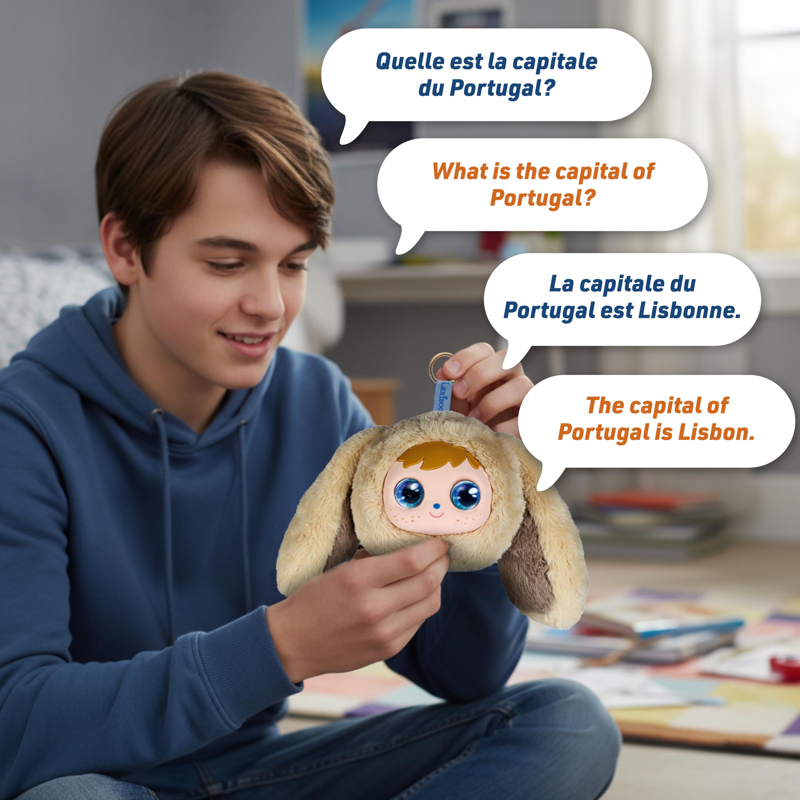 Lexibook, ELO Coco, Peluche Interattivo con Intelligenza Artificiale