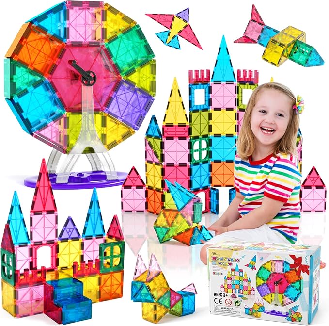 Jasonwell Tiles Kids Blocks Building Sets