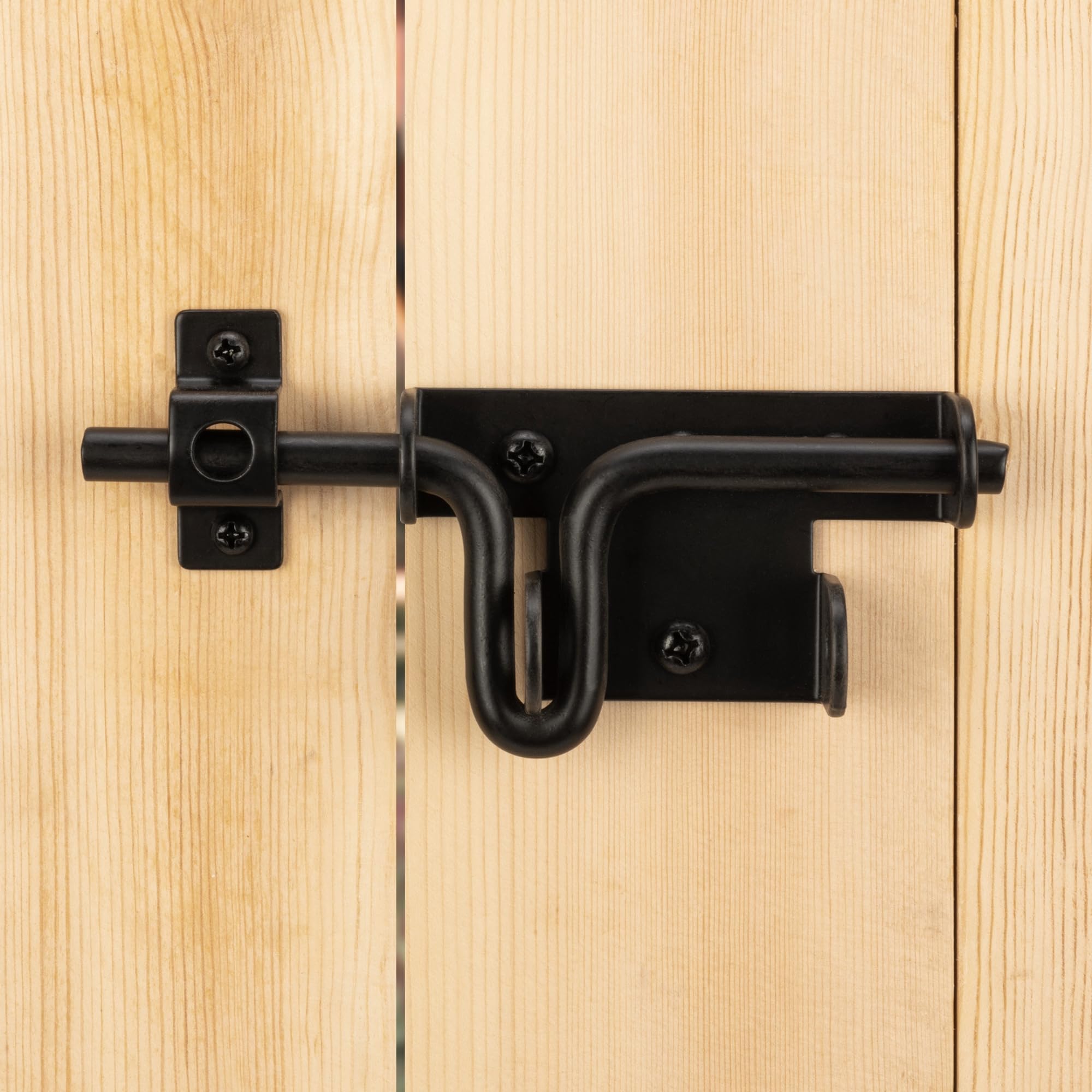 Amazon com: Outdoor Gate Latches for Wooden Gates Slide Gate Latch