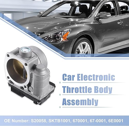 Miniatura 2 de X AUTOHAUX Conjunto de cuerpo electrónico del acelerador con actuador TPS para INFINITI I35 FX35 para NISSAN ALTIMA 3.5L 161198J100 977563 977-563