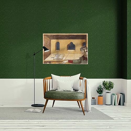 Miniatura 3 de Abyssaly - Papel tapiz verde oscuro para despegar y pegar, extraíble, papel adhesivo con textura de seda en relieve, 23.6 x 196.8 pulgadas,