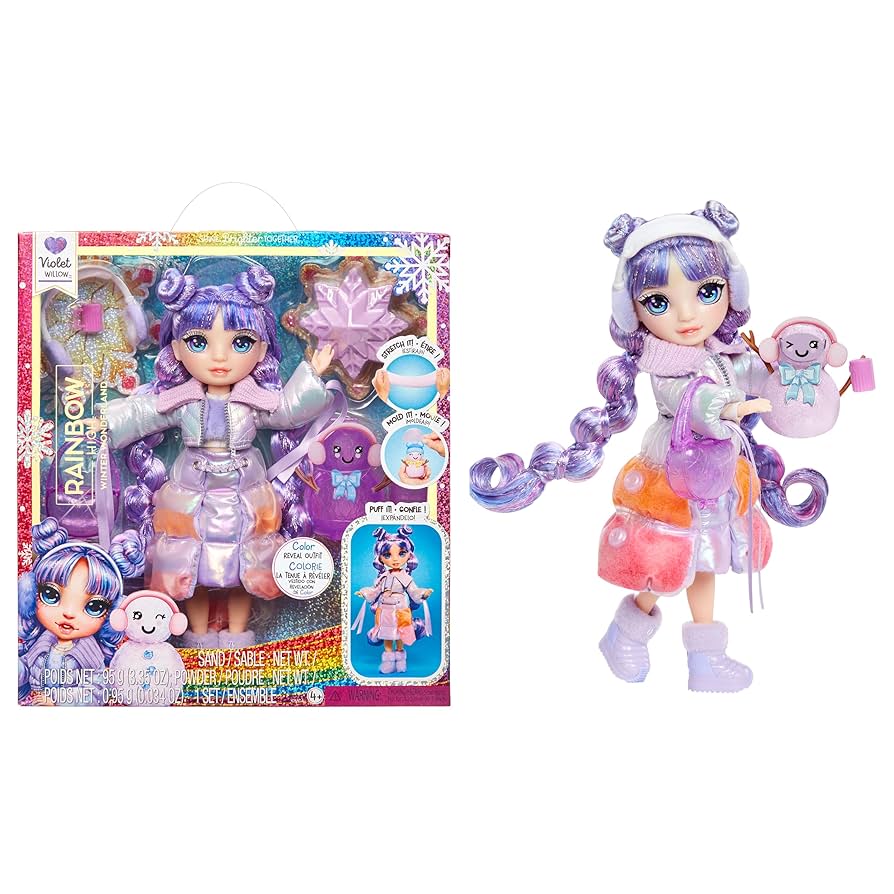 Amazon.com: RAINBOW HIGH Winter Wonderland - Purple (Purple