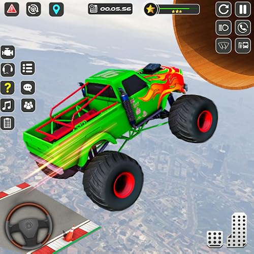 Monster Truck Stunts Games - Extreme Off road Ramp Racing 2025