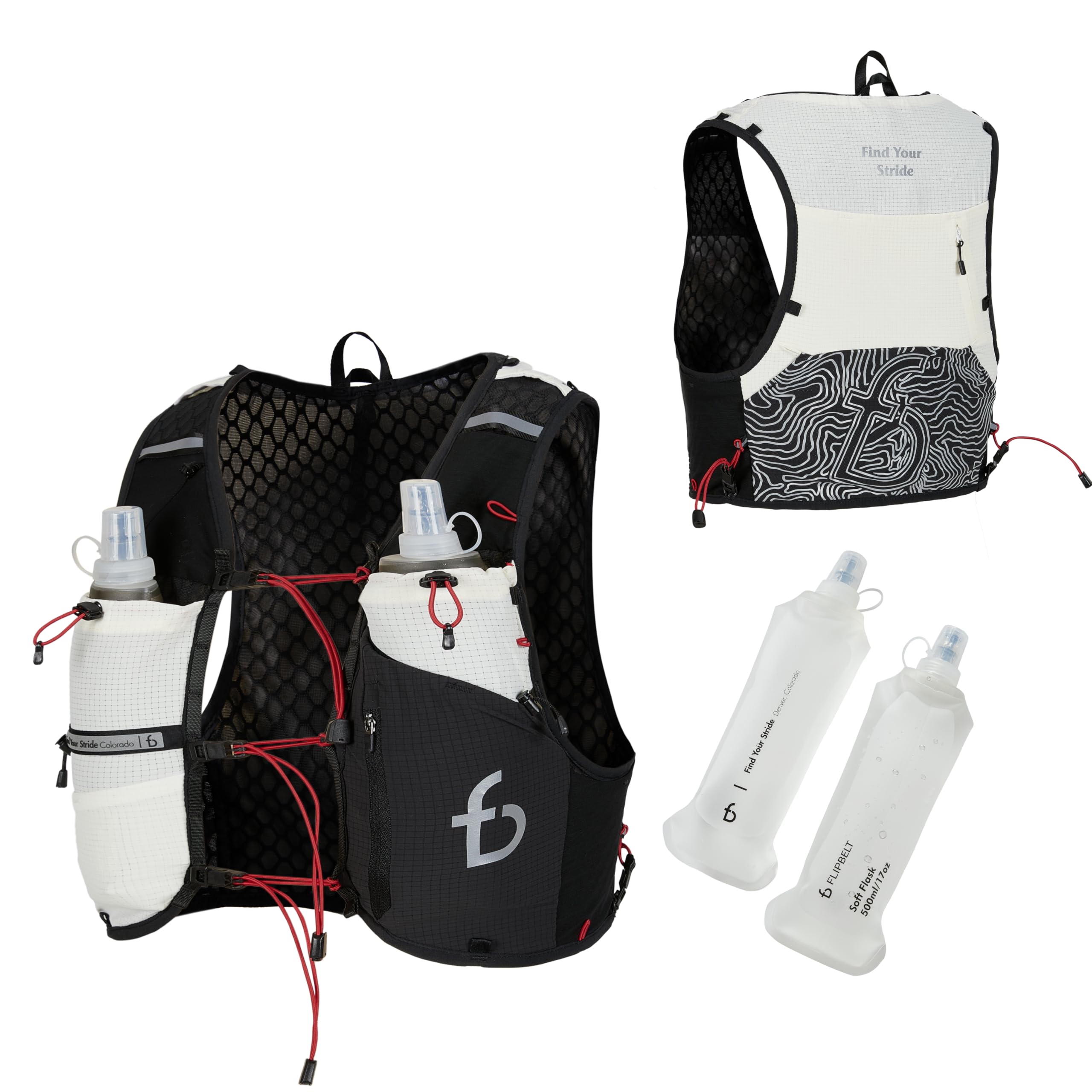 FlipBelt Tahoe Hydration Vest - Black - L